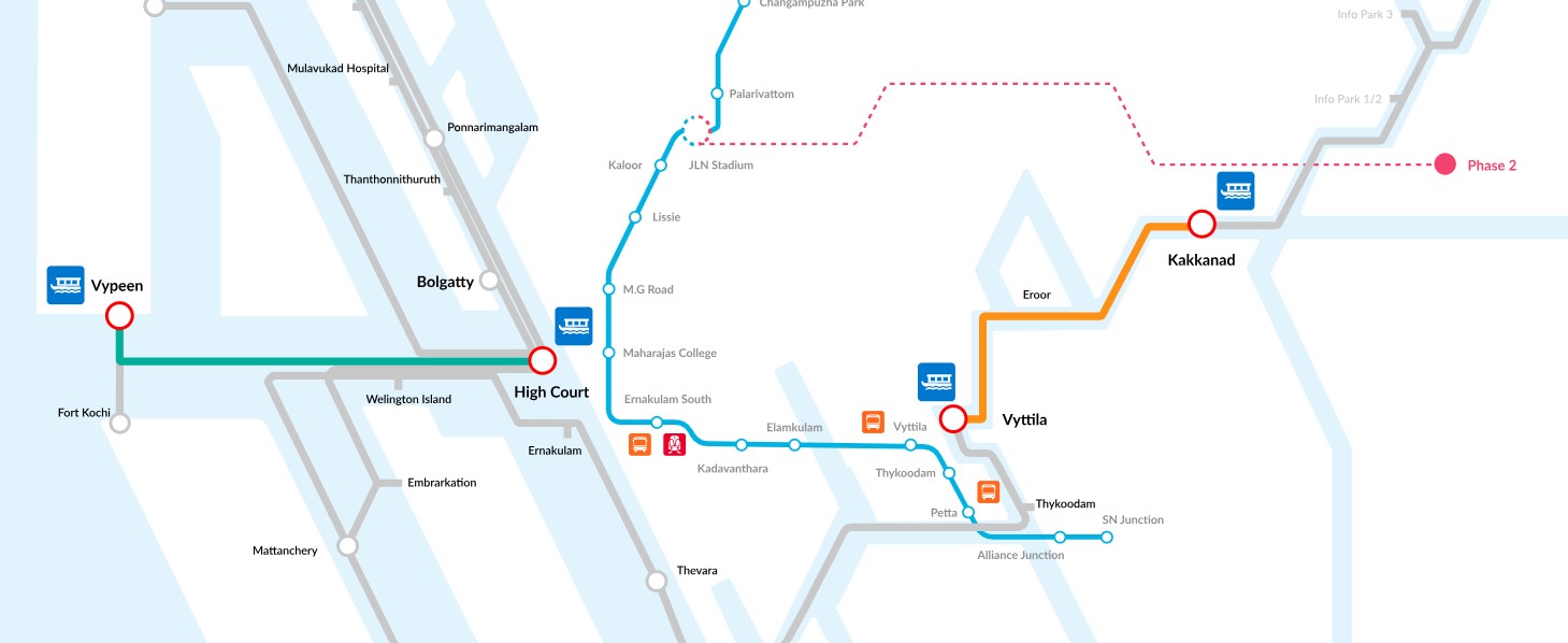 Kochi Water Metro Ticket Price Booking Timings And Route Delhi