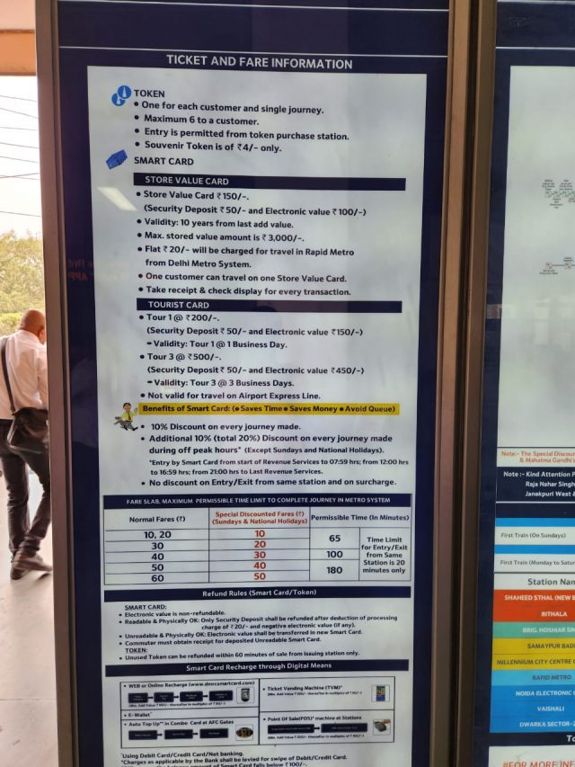 Delhi Metro: Ticket and Fare Information - Delhi Capital