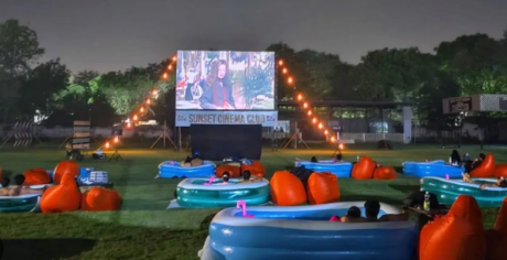 Open Air Pool Cinema Delhi NCR