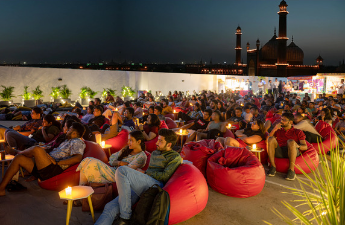 Open Air Cinema in Chandni Chowk Delhi